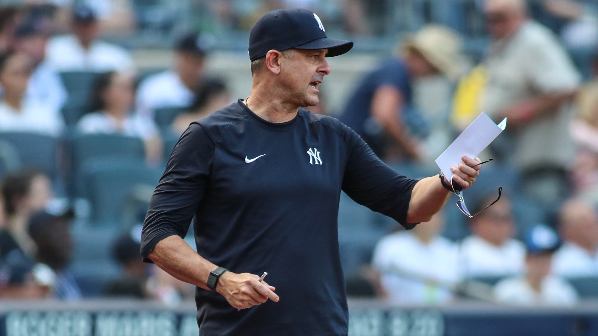 New York Yankees manager Aaron Boone