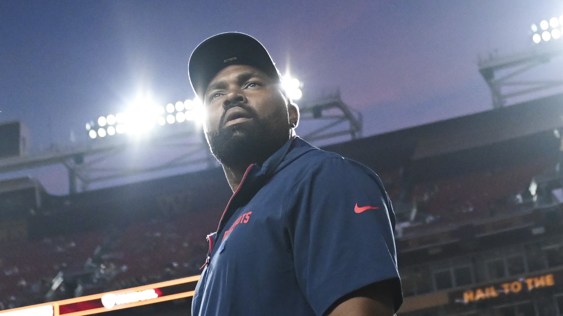 New England Patriots head coach Jerod Mayo