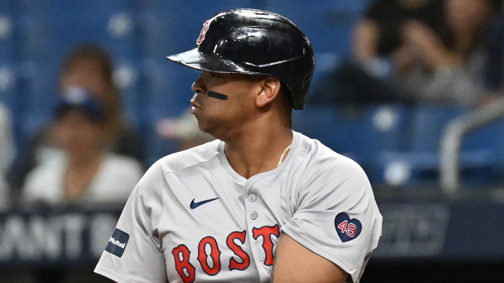 San Francisco Giants designated hitter Rafael Devers