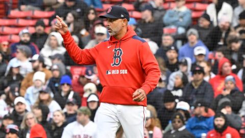 Boston Red Sox manager Alex Cora