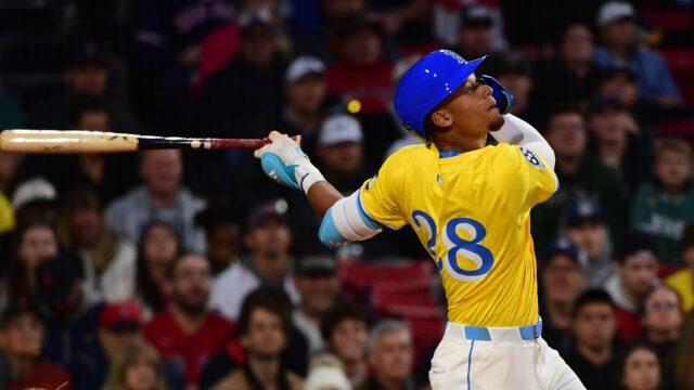 Boston Red Sox infielder Kristian Campbell