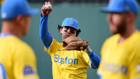 Boston Red Sox infielder Marcelo Mayer