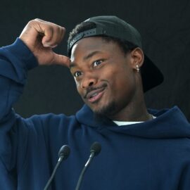 New England Patriots wide receiver Stefon Diggs