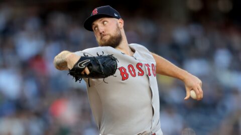 Boston Red Sox pitcher Garrett Crochet