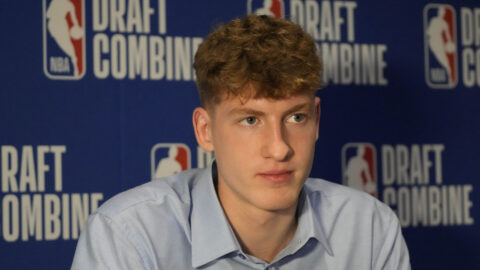 Illinois Fighting Illini guard Kasparas Jakucionis