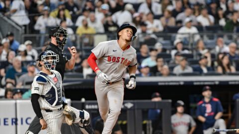 Boston Red Sox infielder Kristian Campbell