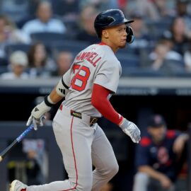 Boston Red Sox second baseman Kristian Campbell