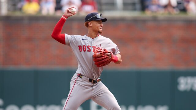 Boston Red Sox second baseman Kristian Campbell
